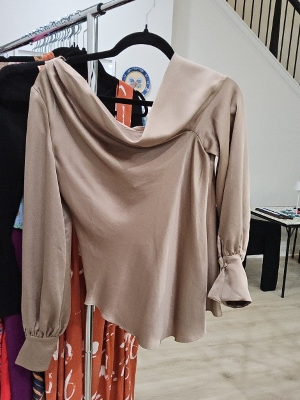 Jonathan Simkhai Taupe Top